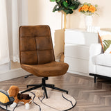 Freizeitstuhl in 360 ° Dreh Wildleder - Charlotte einstellbar