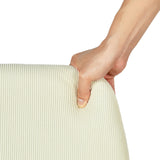 Ensemble avec bureau pliable blanc à roulettes et fauteuil en velours côtelé beige ââ‚?ASCOLI & ROSS