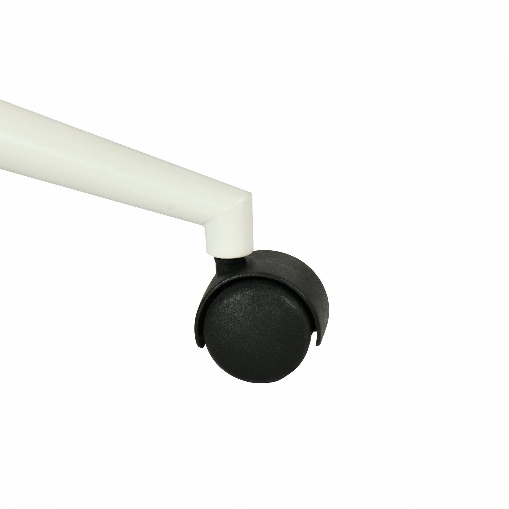 Set with industrial foldable office on wheels and pink velvet chair - Ascoli & Ross