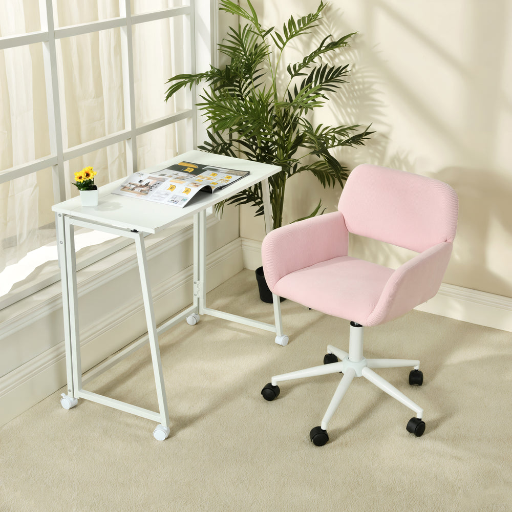 Rosenvelvet -Büro -Sessel, Höhe einstellbar, 360 ° Rotation - Ross