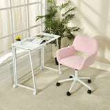 Rosenvelvet -Büro -Sessel, Höhe einstellbar, 360 ° Rotation - Ross