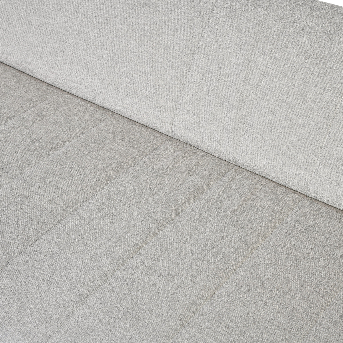 2-seater sofa in beige fabric Scandinavian style - AHBARM