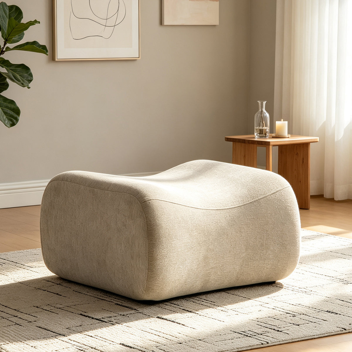 2-Sitzer-Schlafsofa aus dunkelgrauem Stoff mit Seitentaschen, modernes Schlafsofa
