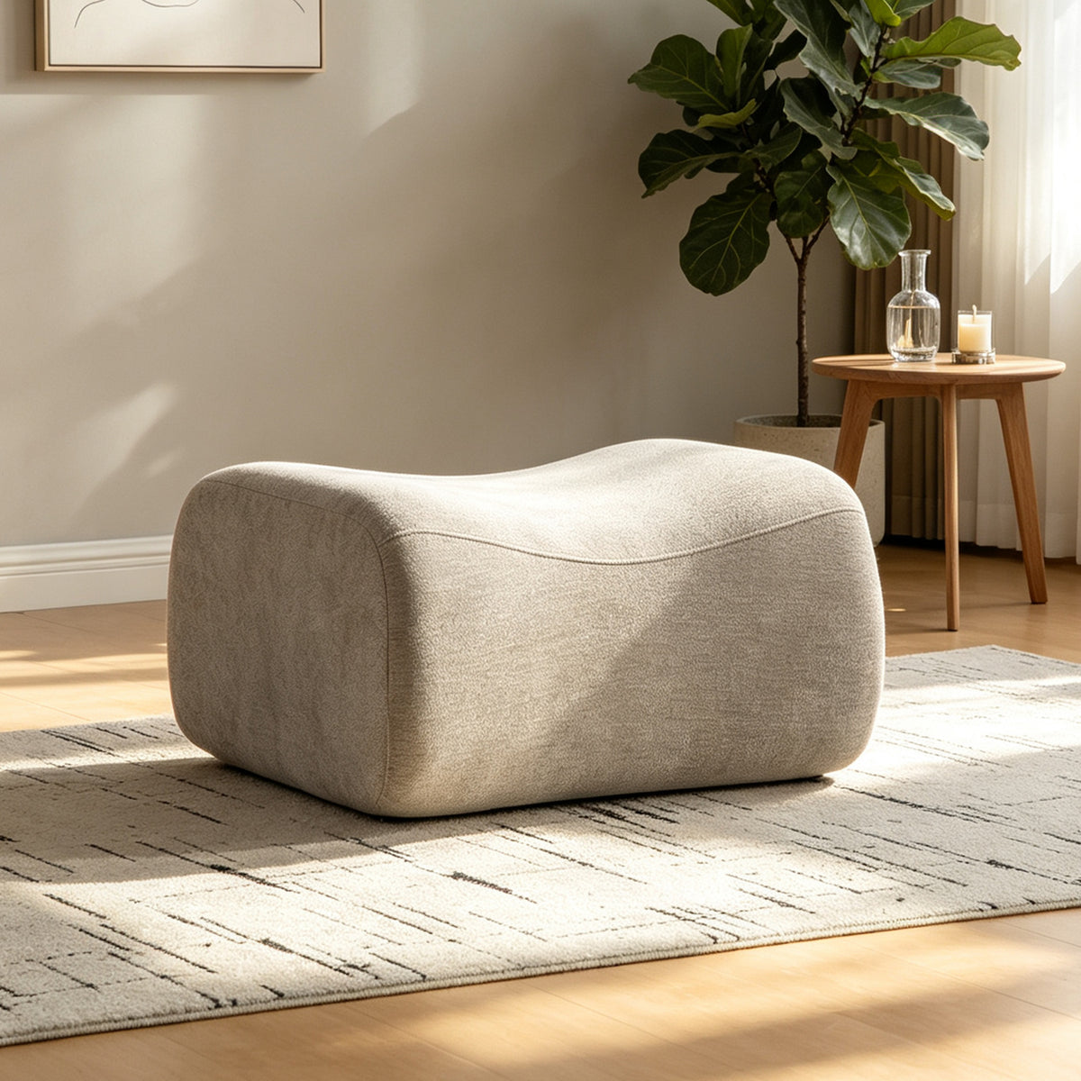 2-Sitzer-Schlafsofa aus dunkelgrauem Stoff mit Seitentaschen, modernes Schlafsofa