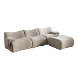 2-Sitzer-Schlafsofa aus dunkelgrauem Stoff mit Seitentaschen, modernes Schlafsofa