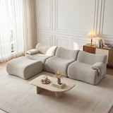 2-Sitzer-Schlafsofa aus dunkelgrauem Stoff mit Seitentaschen, modernes Schlafsofa