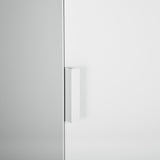 Armoire/Casier métallique blanc au style industriel avec étagères - WALNUT