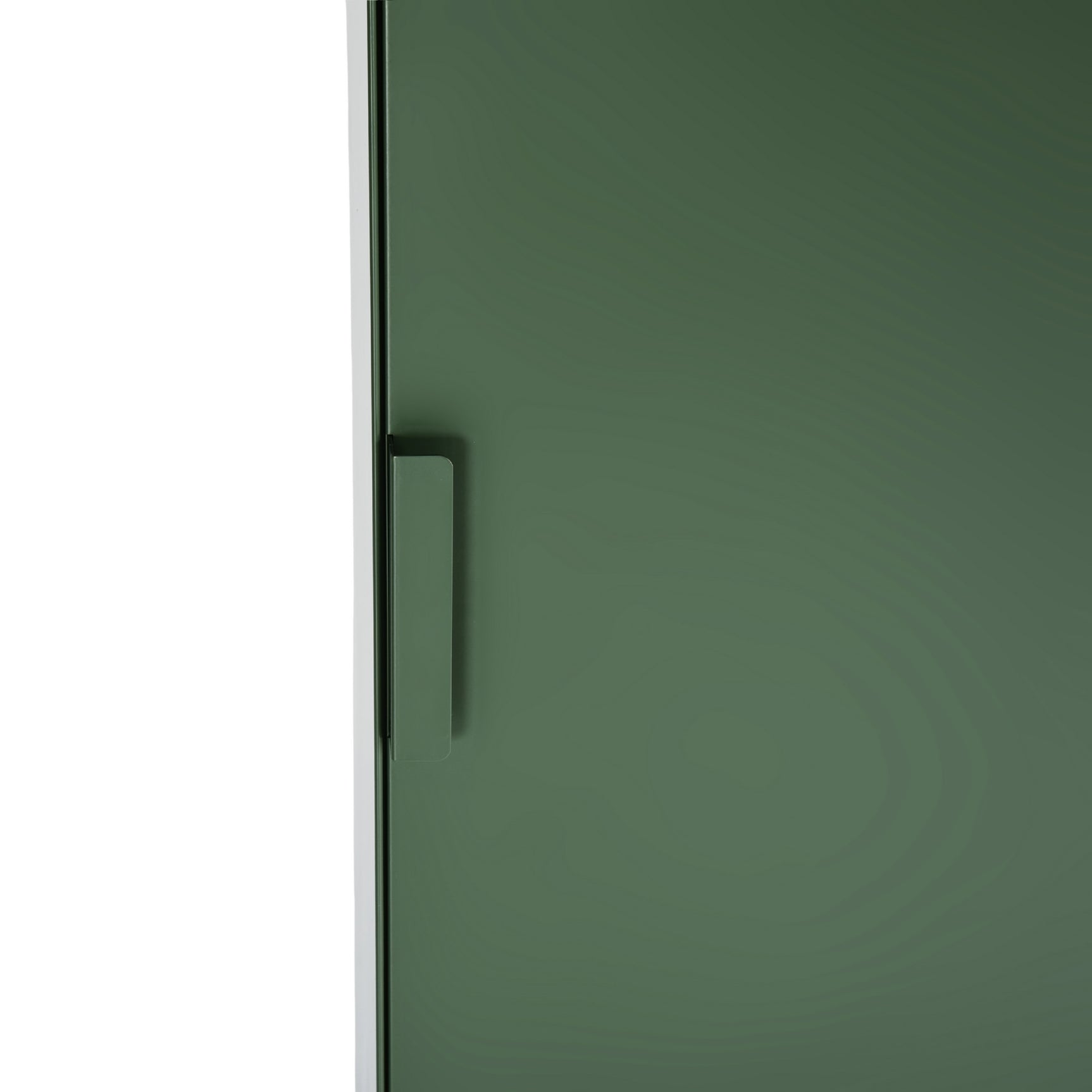 Armoire/Casier métallique vert au style industriel avec étagères - WALNUT