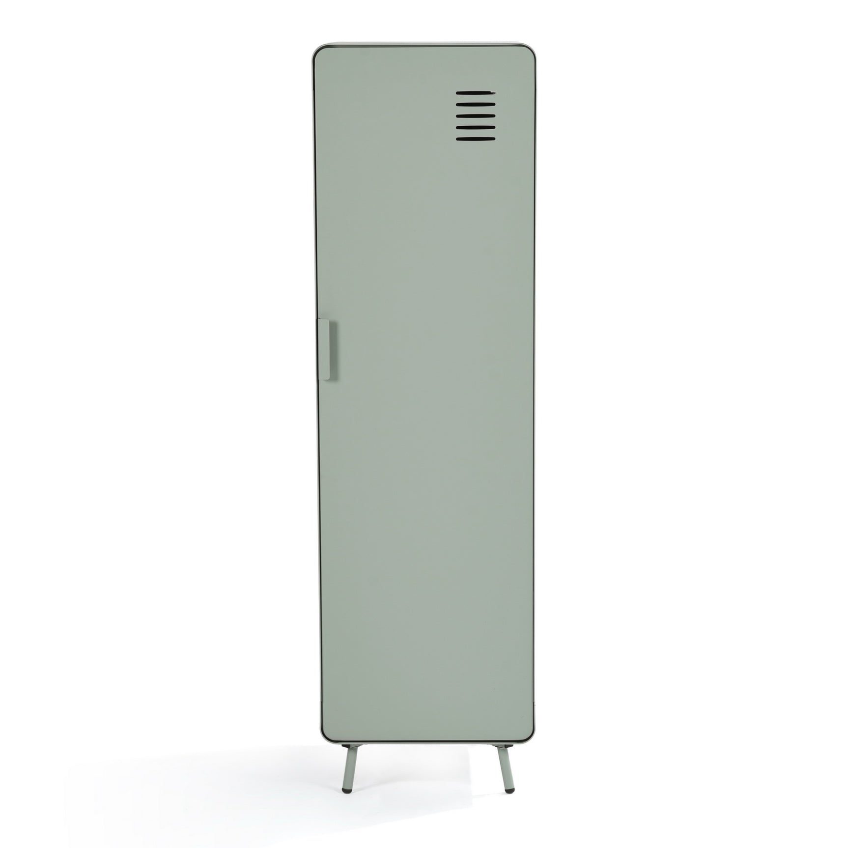 Armoire/Casier métallique vert clair au style industriel avec étagères - WALNUT