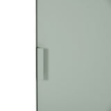 Armoire/Casier métallique vert clair au style industriel avec étagères - WALNUT