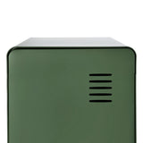 Armoire/Casier métallique vert au style industriel avec étagères - WALNUT