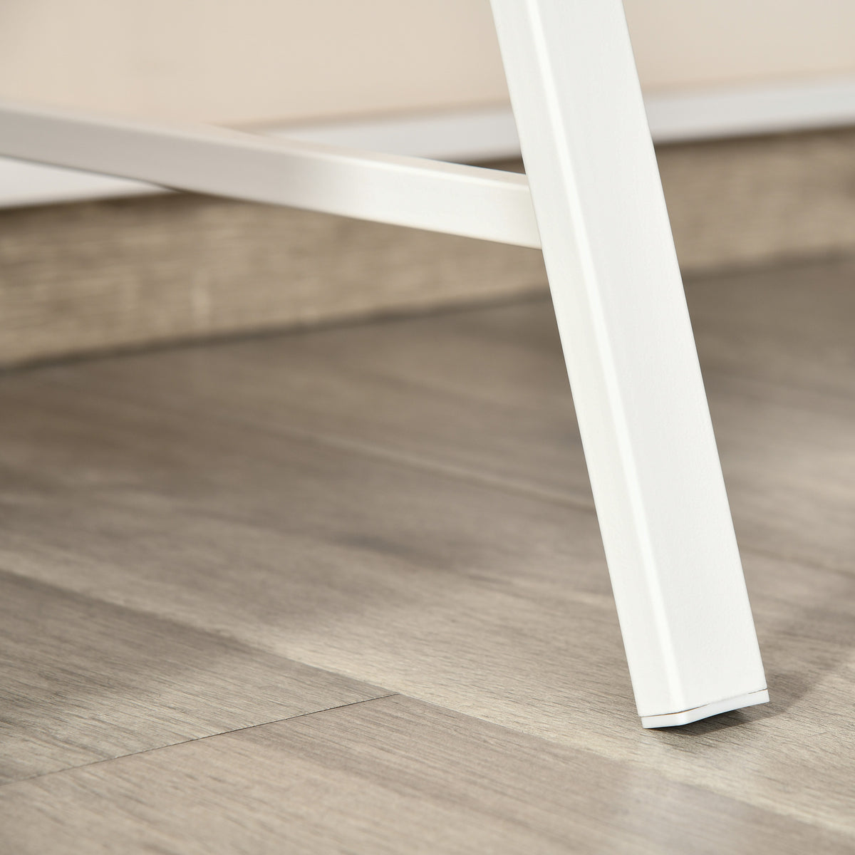 Bureau compact en MDF, coloris chêne clair