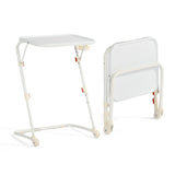Table d’appoint pliable pour ordinateur portable, bout de canapé réglable en hauteur avec plateau inclinable et porte-gobelet - BASELINE
