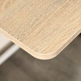 Bureau compact en MDF, coloris chêne clair