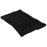 Foldable 2-seater futon mattress black, 135x190x10cm - MICA