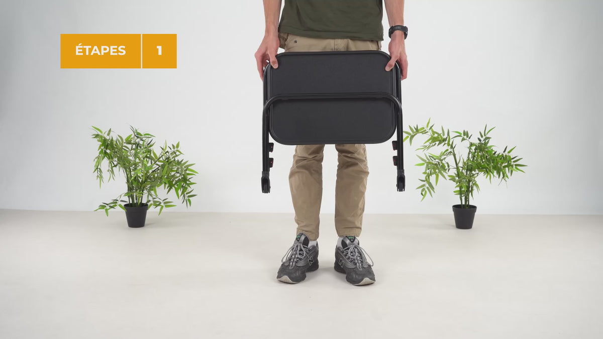 Table d’appoint pliable pour ordinateur portable, bout de canapé réglable en hauteur avec plateau inclinable et porte-gobelet - BASELINE