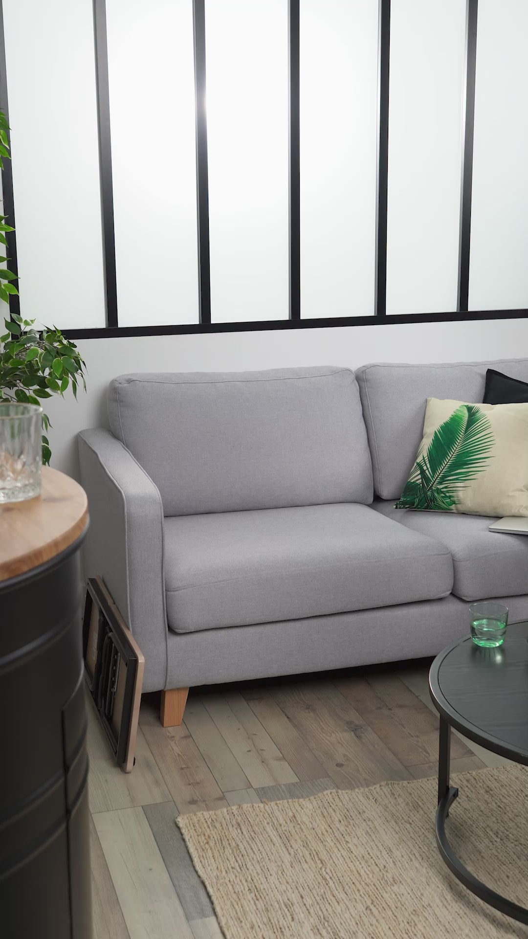 Table de lit/Support ordinateur pc pliable en bois et métal noir - MAMIE