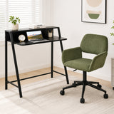 Bureau compact en MDF, coloris noir