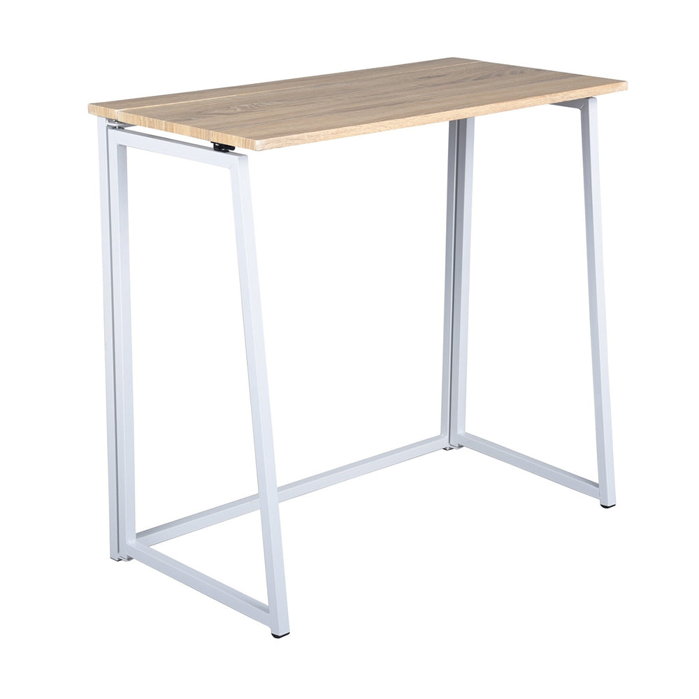 Bureau/table d'ordinateur pliable en bois de chêne avec pieds en métal –  Meubles Cosy