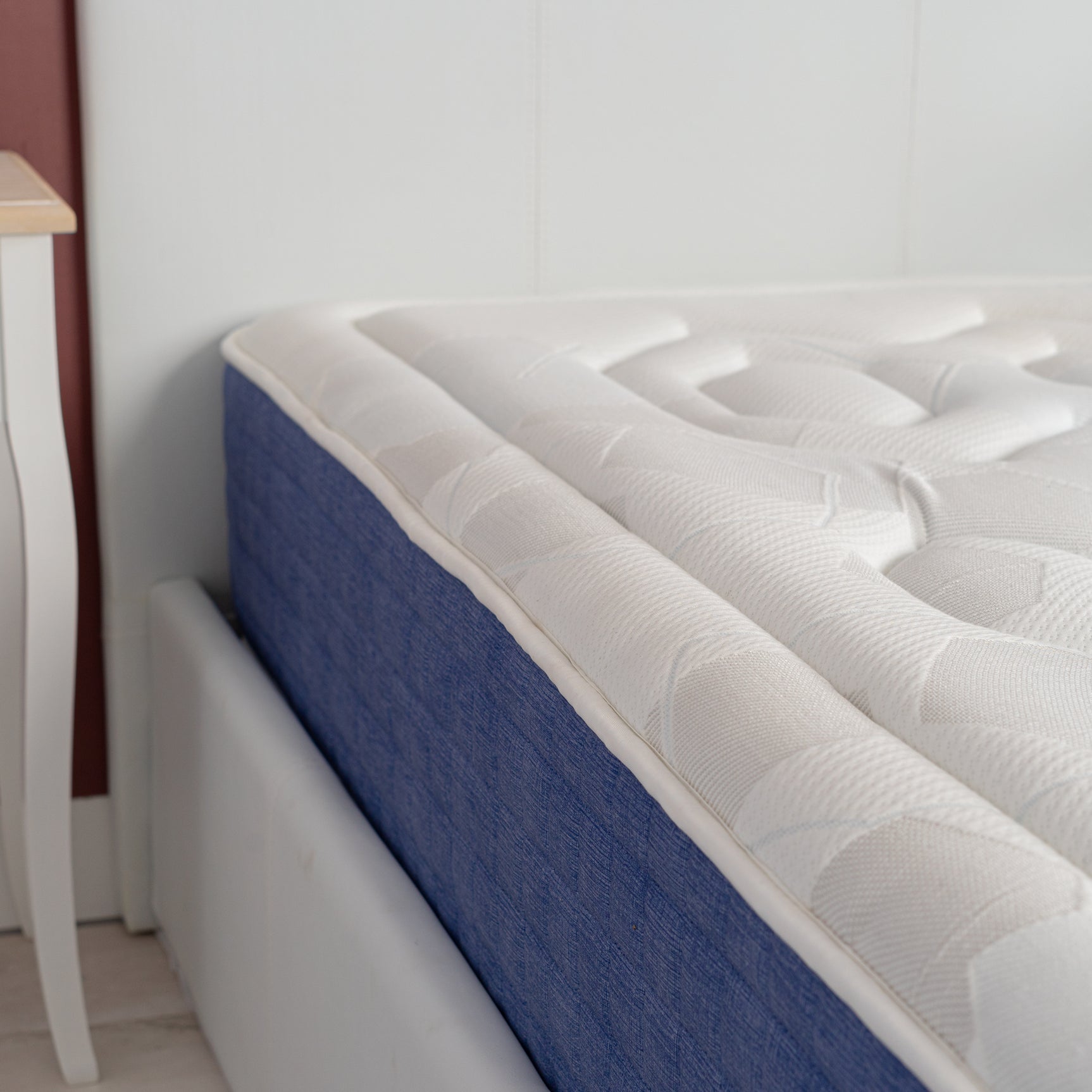 Memory foam mattress 90x190x22cm, in 3D fabric, memory technology and supersoft foam - SATURNE