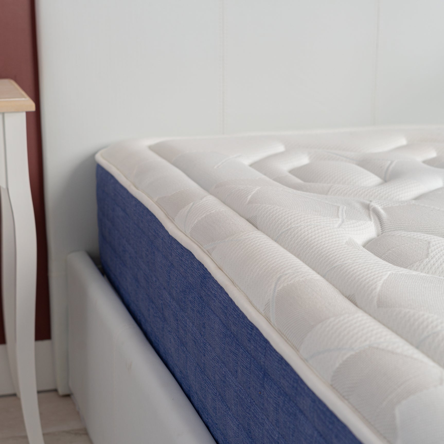Memory foam mattress 90x190x22cm, in 3D fabric, memory technology and supersoft foam - SATURNE