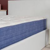Memory foam mattress 90x190x22cm, in 3D fabric, memory technology and supersoft foam - SATURNE