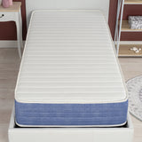Memory foam mattress 90x190x22cm, in 3D fabric, memory technology and supersoft foam - SATURNE