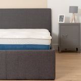 Materasso memory foam 160x200x17cm, in tessuto 3D, tecnologia memory e schiuma supersoft - URANUS
