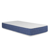 Memory foam mattress 90x190x22cm, in 3D fabric, memory technology and supersoft foam - SATURNE