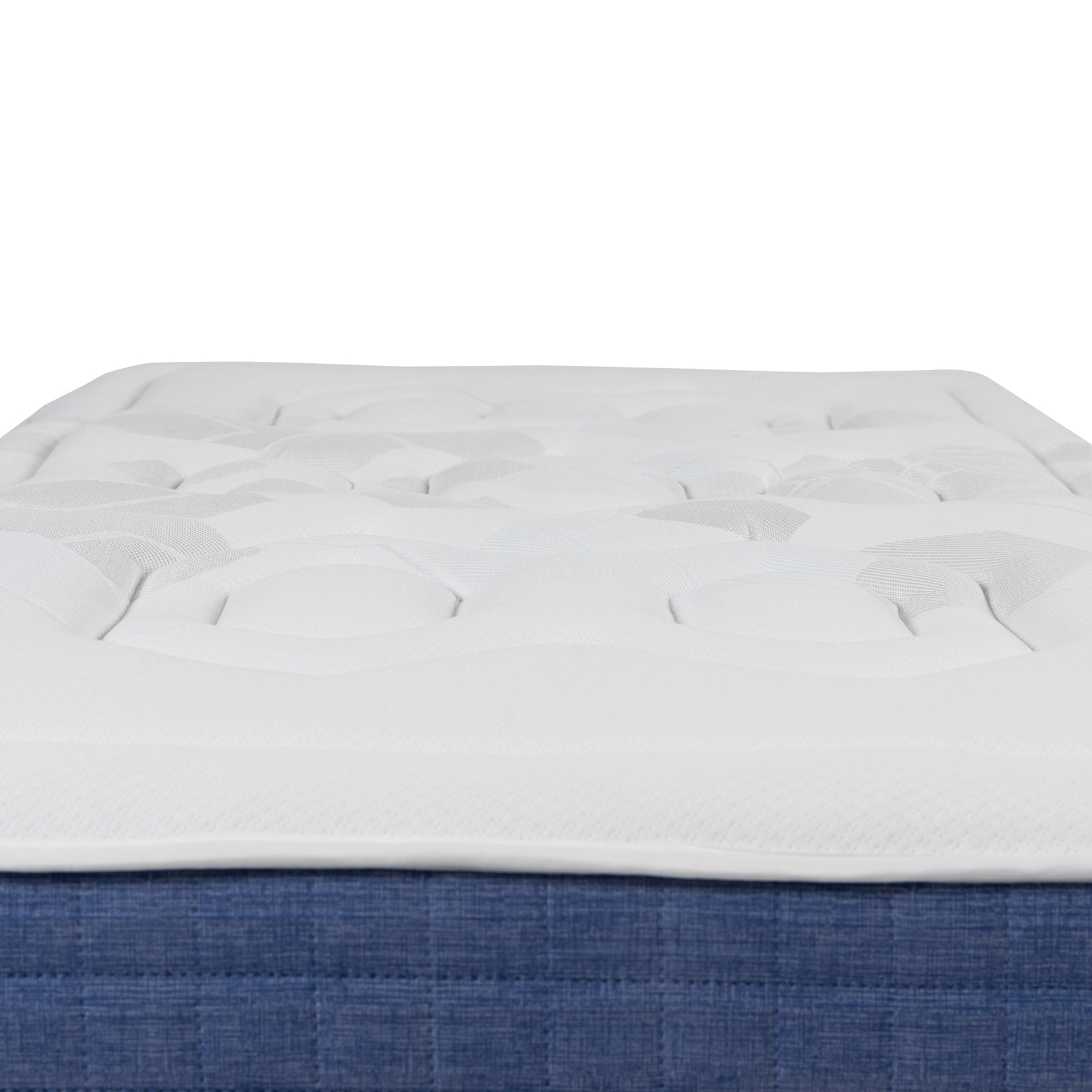 Memory foam mattress 90x190x22cm, in 3D fabric, memory technology and supersoft foam - SATURNE