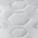 Memory foam mattress 90x190x22cm, in 3D fabric, memory technology and supersoft foam - SATURNE